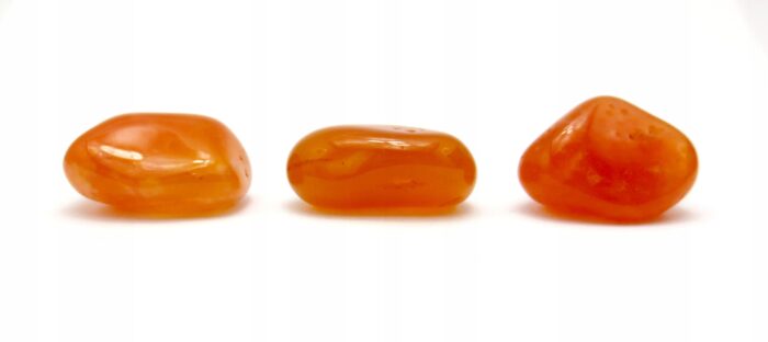 KARNEOL Naturalny Czakra Sakry OTOCZAK mały 1szt - obrazek 2