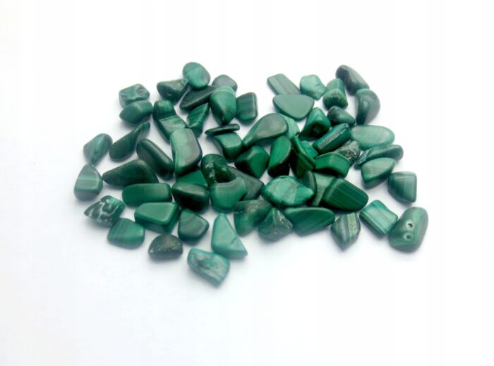 Malachit Naturalny zestaw drobnych kamieni 10 g