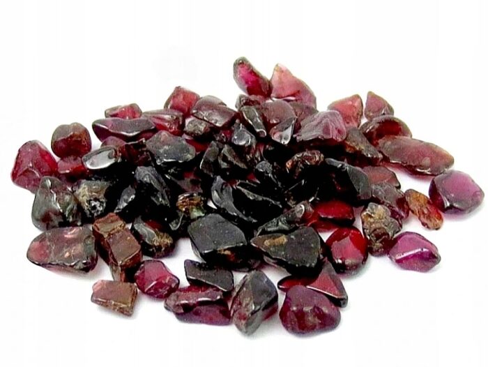 GRANAT Naturalny zestaw drobne kamienie 10 gram