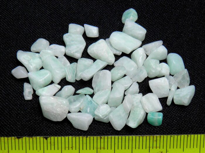 AMAZONIT, zestaw drobnych kamieni 10 gram