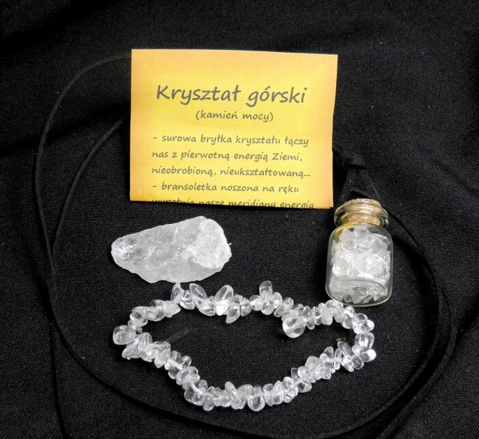 Kryształ górski Bransoletka, Zawieszka ... PREZENT - obrazek 2