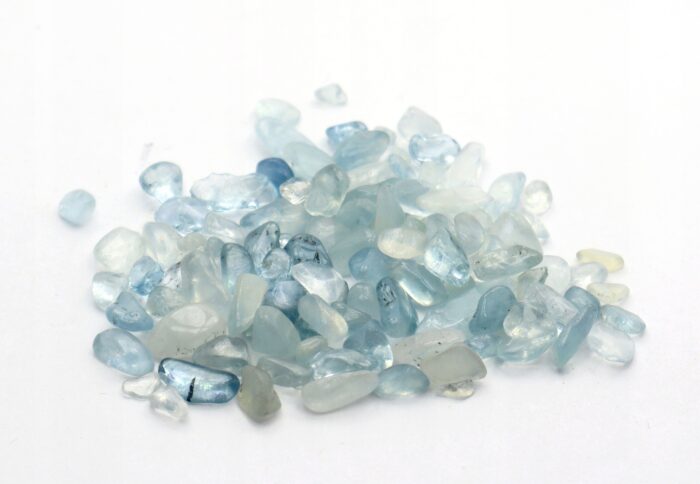 Akwamaryn naturalny, drobne kamienie 10g