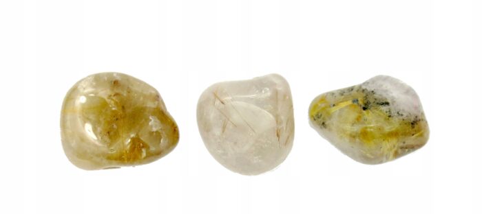 Kwarc z Rutylem, Rutyl Naturalny OTOCZAK 1szt - obrazek 2