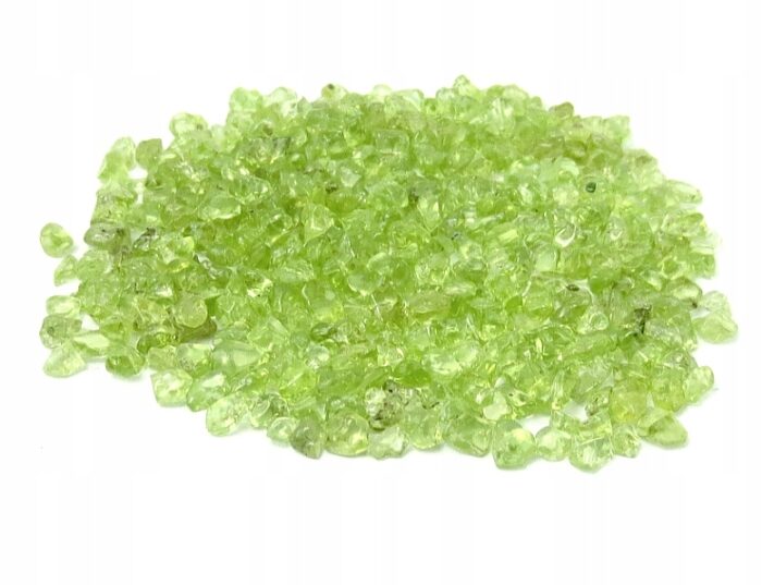 OLIWIN CHRYZOLIT PERYDOT naturalny, zestaw drobne kamienie 10 gram