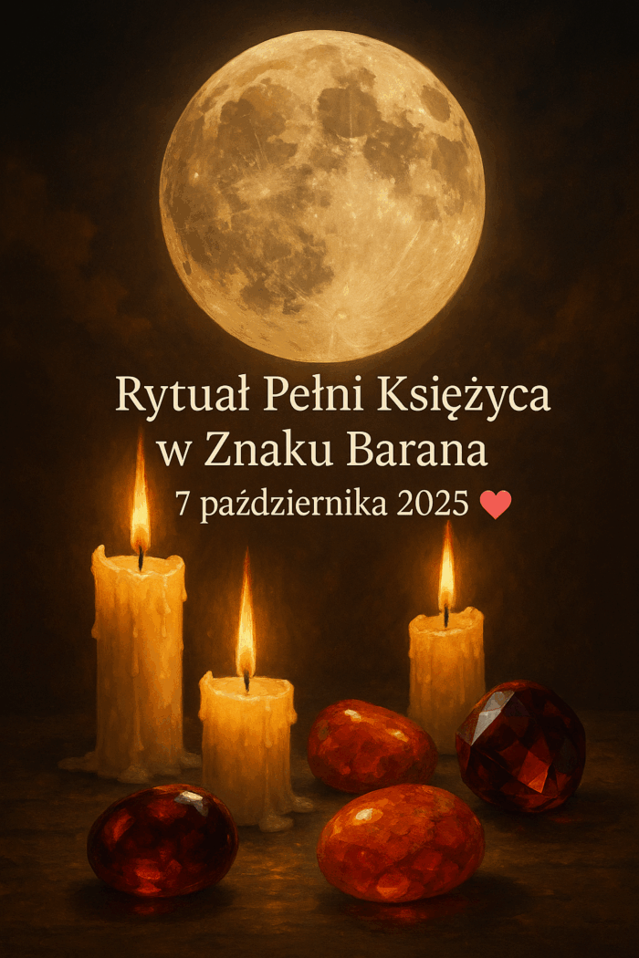 Rytuał - Pełnia Księżyca w Baranie 7.10.2025